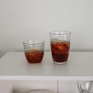라인 글라스잔 290ml 카페 유리컵 아이스 커피잔