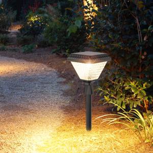 태양광 정원등 태양열 문주등 야외조명등 실외등 사각 크리스탈등 땅꽂이형