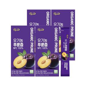 레세타 유기농 푸룬즙 NFC 100% (20g x14포) x4박스