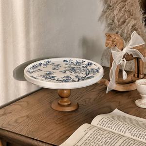 [리퍼]플로레뜨 프렌치 빈티지 스탠드 우드트레이