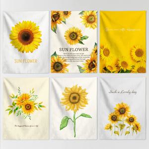 감성 해바라기 꽃 그림 일러스트 거실 인테리어 패브릭 포스터 벽 꾸미기 10종