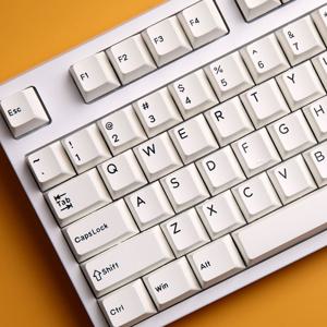 크림 108키 GMK 스타일 체리 조약돌 PBT 이중사출 커스텀 키캡