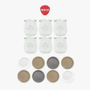 튤립 762(220ml) 6개 + PE뚜껑 8개 세트