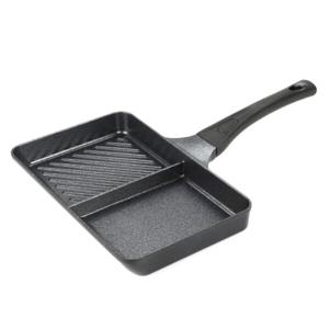 트윈 토스트팬 넌스틱 코팅 후라이팬 그릴 불판 2구