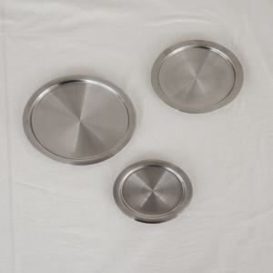 스텐 코스터 접시 컵받침 플레이트 L 16cm