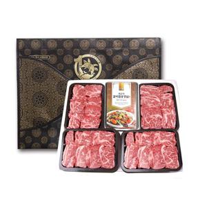 국내산 한우 5칸세트(소갈비(찜용) 600g 4개+갈비장)