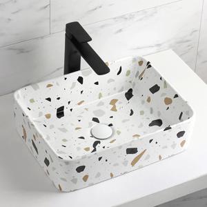 YJ-9103 테라조 도기볼세면기 탑볼세면대