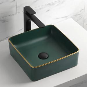 YJ-9389 골드라인 그린 도기볼세면기 탑볼세면대