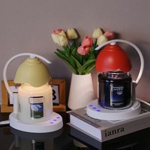 다빛이플라워머 양키라지자 캔들세트  터치타이머 할로겐전구2개포함