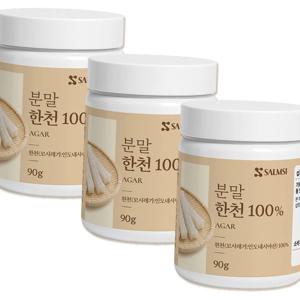 분말한천 지에이알-400 90g*3팩