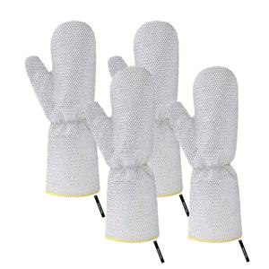 양면 설거지 수세미 장갑 4p