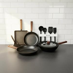 무료배송! 오일마스터 시리즈 티타늄 코팅 마스터풀키친 프라이팬 세트 10종