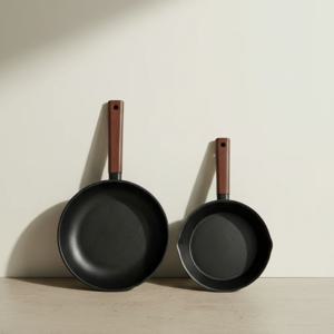 무료배송! 오일마스터 시리즈 티타늄 코팅 데일리듀오 프라이팬 세트 2종