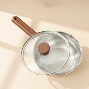 스텐 팬 무연마제 후라이팬 통5중 인덕션 프라이팬(유리포함) 멀티웍18cm