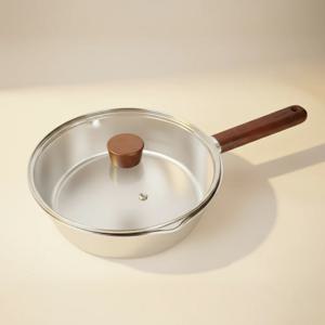 스텐 팬 무연마제 후라이팬 통5중 인덕션 프라이팬(유리포함) 플렉스팬24cm