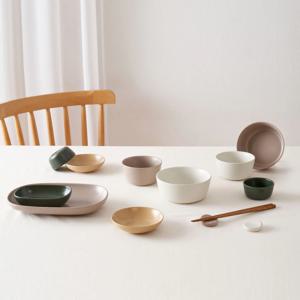 에파세 도자기 데일리 그릇 2인 식기 세트 12P