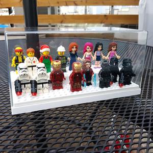 레고 미니피규어 스피드챔피언 케이스 소형 블럭형 아크릴 진열장 장식장 보관함