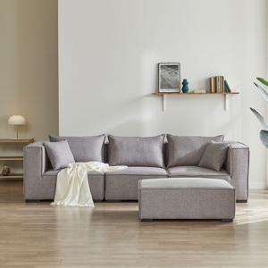 [리퍼]앤즈 오테 아쿠아 패브릭 3인용/4인용 소파 스툴선택