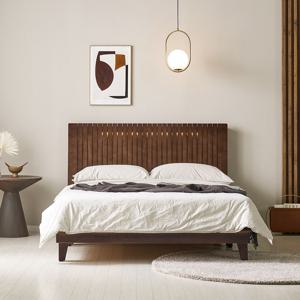 시드니 원목 평상 저상 호텔형 침대프레임 슈퍼싱글 퀸 킹