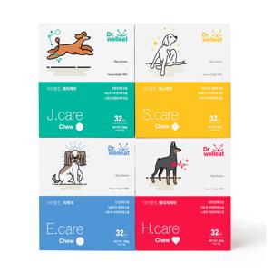 강아지 영양간식 닥터웰릿_ (관절, 피부, 눈, 심장) 케어
