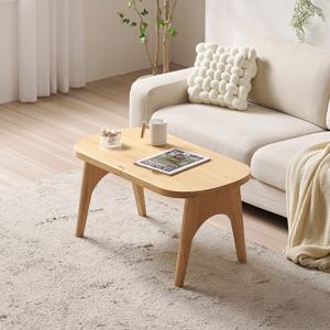 다담 원목 거실 높은 소파 테이블 900 (2colors)