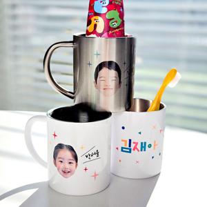 새학기 준비물 304 스텐 어린이 유아 이름각인 양치컵 주문제작