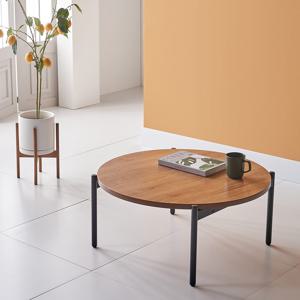 딜란 낮은 소파테이블 원형티테이블 작은 거실탁자 750