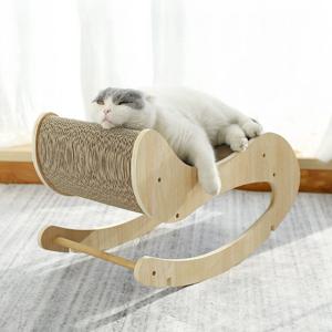 흔들 베드 스크래쳐 - 리필 교체 가능 고양이 침대 소파