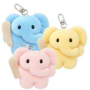 끼리끼리 삼형제 / 핸드메이드 코끼리 인형 키링 키홀더 에어팟 가방 열쇠고리