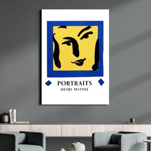 앙리마티스 인테리어 그림 액자 포스터 명화 Portraits 1954