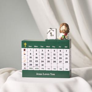기독교 십자가 레고 예수 사랑 만년달력 캘린더 교회 선물