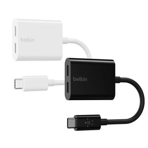 C타입 듀얼 젠더 오디오 + 충전 어댑터 60W 지원 F7U081bt