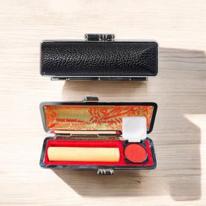 인주내장 도장케이스 도장지갑 인감 인장 도장집 검정