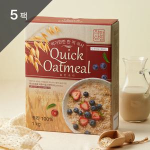 착한상점 오리지널 오트밀 1kg*5팩
