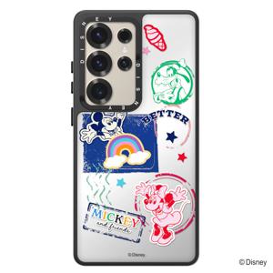 갤럭시 S25 울트라 미러 디자인 거울 범퍼 미키앤프랜즈 팝스탬프 플러스 케이스