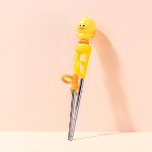 릴팡 더스틱 맥스 스텐젓가락 유아젓가락 1단계(오렌지덕클링)