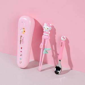 릴팡 더스틱 맥스 젓가락 스푼케이스3P세트 왼손용(헬로키티)