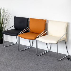 [리퍼] 플럼 체어 가죽 쿠션 미드센추리 식탁의자 카페 인테리어 디자인 의자 2colors