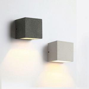 그레인 스톤 A 외부 벽등 LED 4W 콘크리트 방수 IP65 2color 실내외 겸용