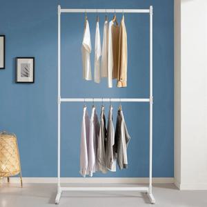 [리퍼] 바인 스탠드 일자형 2단 행거 1000 2colors