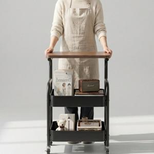 이동식 2단 3단 4단 사이드테이블 트롤리 수납선반 미니책상 간이식탁