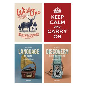 A3액자포스터 레트로 4종SET