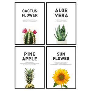 A3액자포스터 보타니컬 4종SET