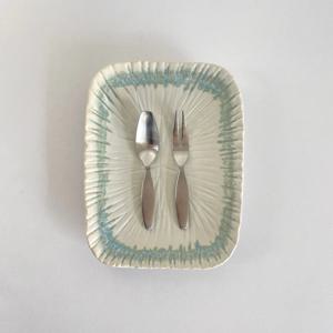 미니 디저트 포크 스푼 스텐 커트러리 케이크 티포크 cute dessert cutlery