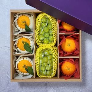 있지 명품 과일세트(한라봉/레드향/샤인머스켓)