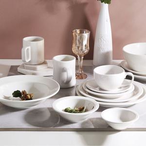 뉴욕 4인 홈세트 23p 한식 양식 그릇세트 화이트 식기