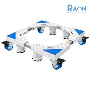 세탁기 받침대 이동식 바퀴 높이조절 발판 드럼 건조기 통돌이 냉장고 수평 소음