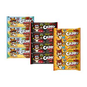크런키 데빌 코코블랙 45g x4개+코코몬드 45g x4개+피넛프레체볼 52g x4개