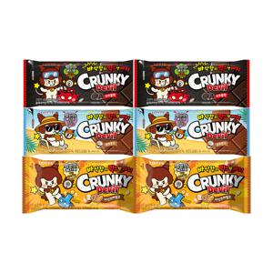 크런키 데빌 코코블랙 45g x2개+코코몬드 45g x2개+피넛프레체볼 52g x2개