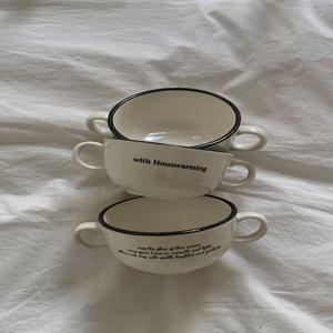 soup bowl 양고리 스프볼 시리얼볼 홈카페 양손스프볼